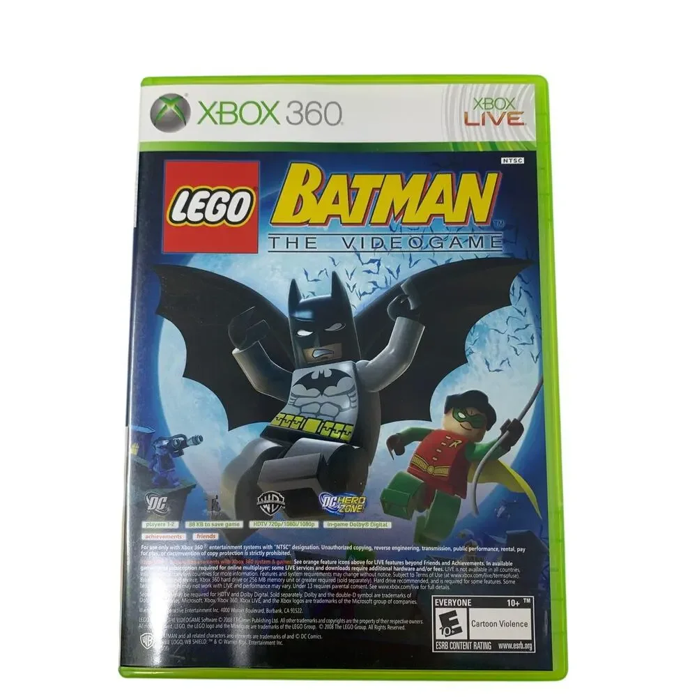 LEGO Batman Pure Double Pack Xbox 360 Complete Video Games